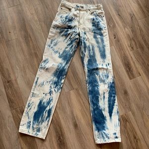 Vintage Levi’s bleach tie dye